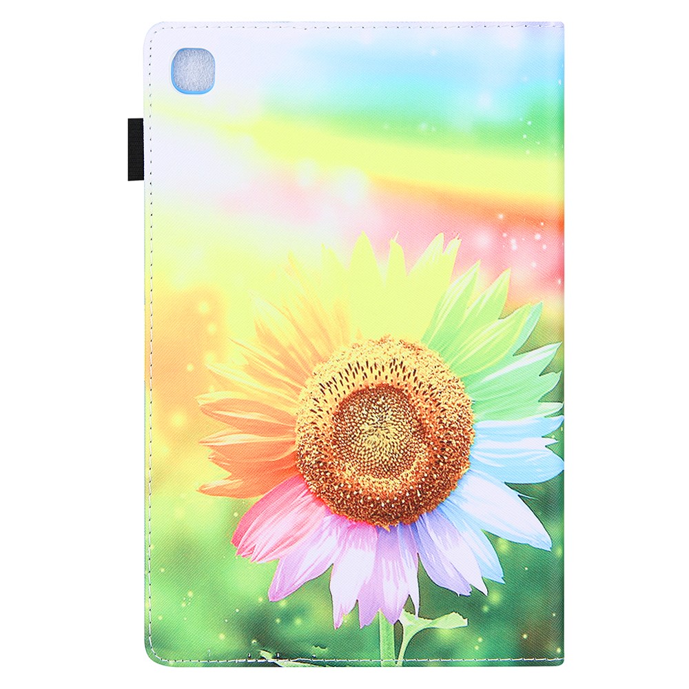 Pattern Printing Leather Case Tablet Protective Cover Stand for Samsung Galaxy Tab A7 Lite 8.4 (2021) T220/225 - Sunflower-7