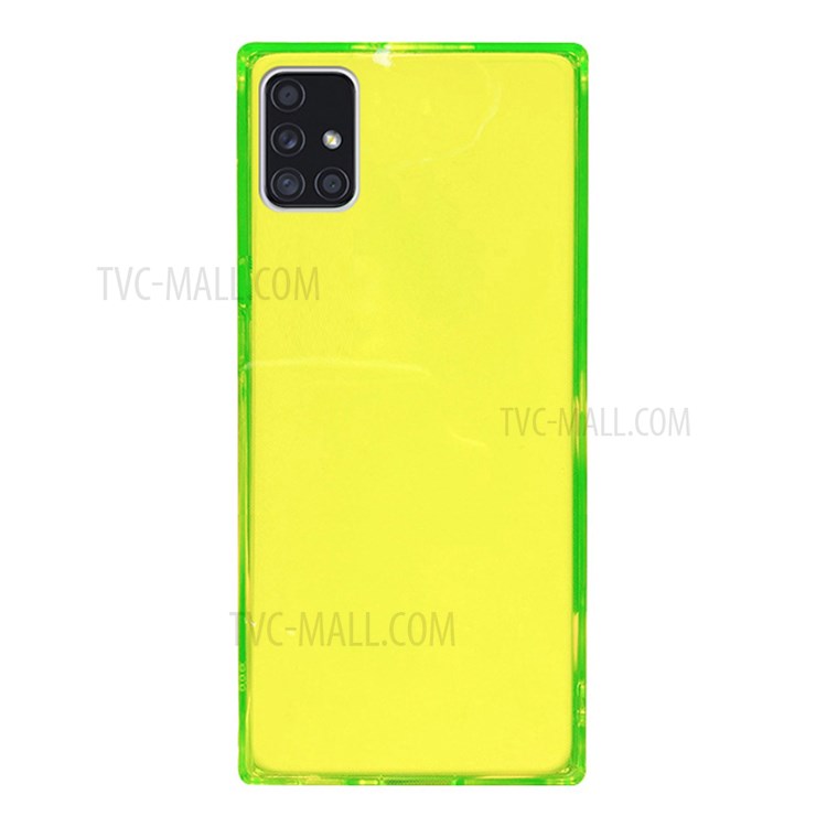 SNEAKY Well-Protected Fluorescence Design Precise Cut-Out Soft TPU Case for Samsung Galaxy A51 5G SM-A516 - Green-1