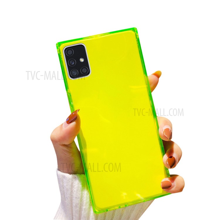 SNEAKY Well-Protected Fluorescence Design Precise Cut-Out Soft TPU Case for Samsung Galaxy A51 5G SM-A516 - Green-2