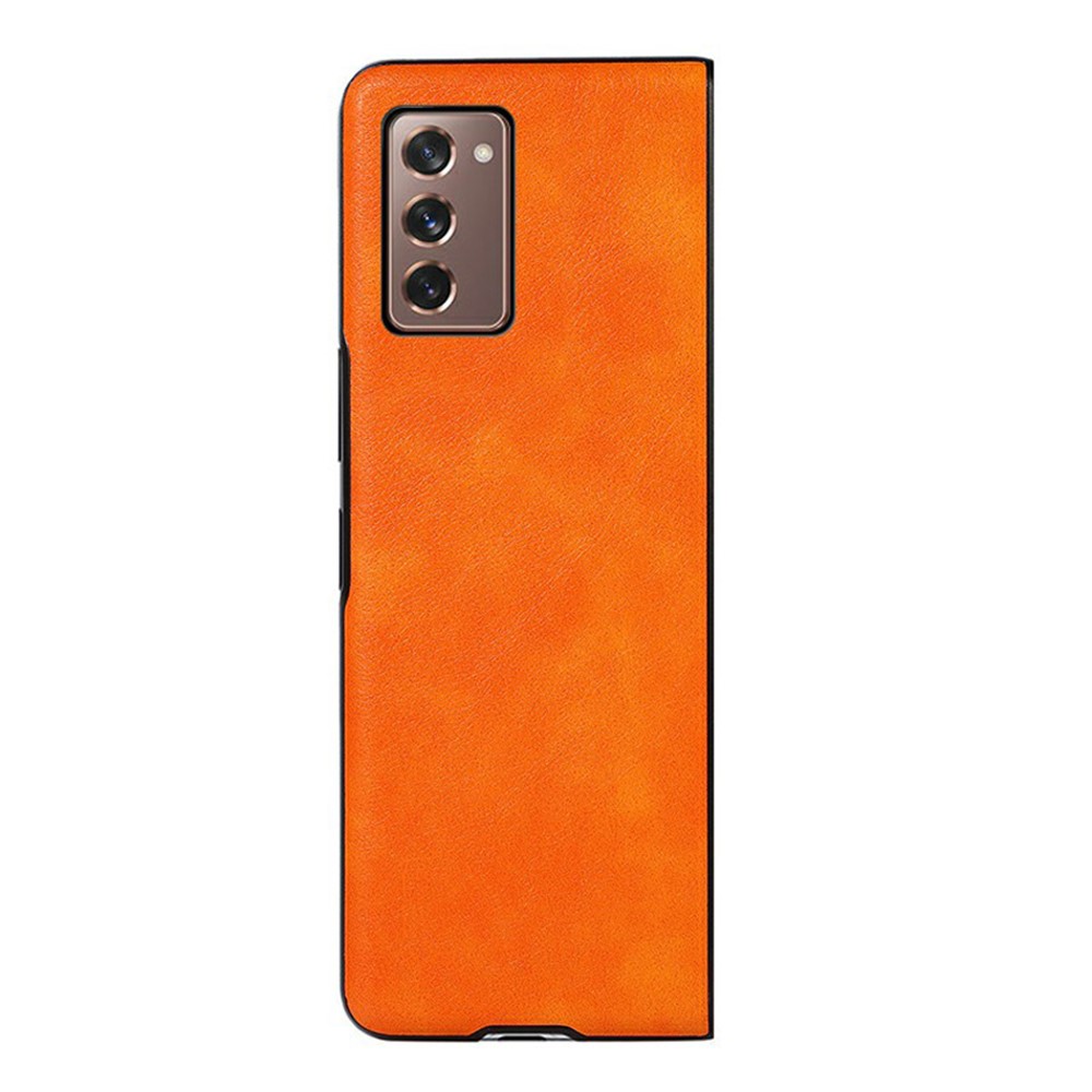 Litchi Texture Leather Phone Cover Case for Samsung Galaxy Z Fold2 5G - Brown-2