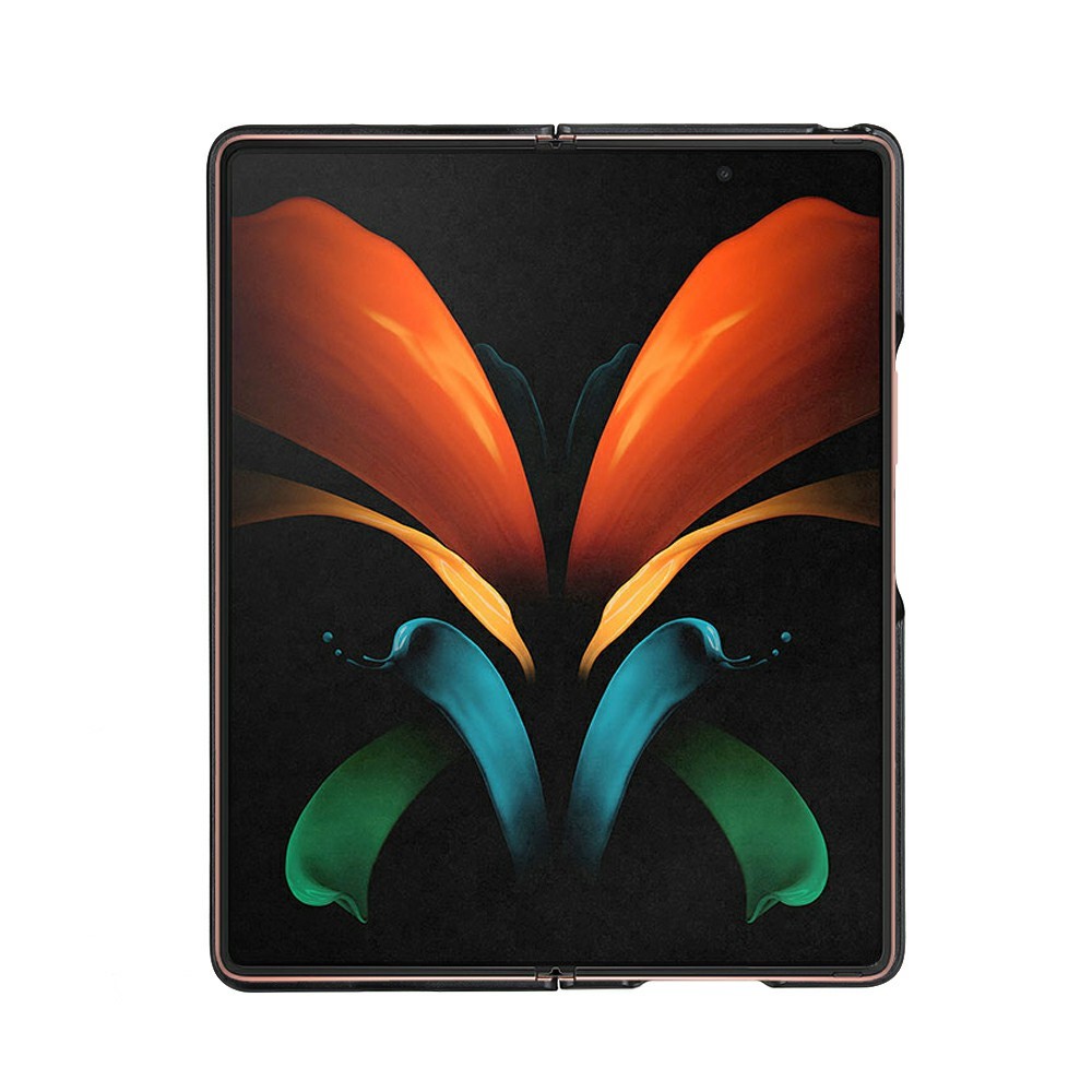 Litchi Texture Leather Phone Cover Case for Samsung Galaxy Z Fold2 5G - Brown-4