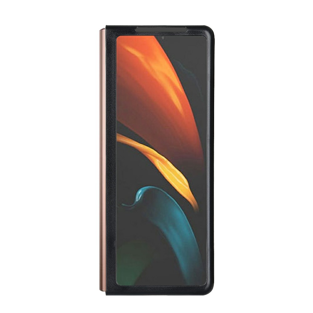 Litchi Texture Leather Phone Cover Case for Samsung Galaxy Z Fold2 5G - Brown-5