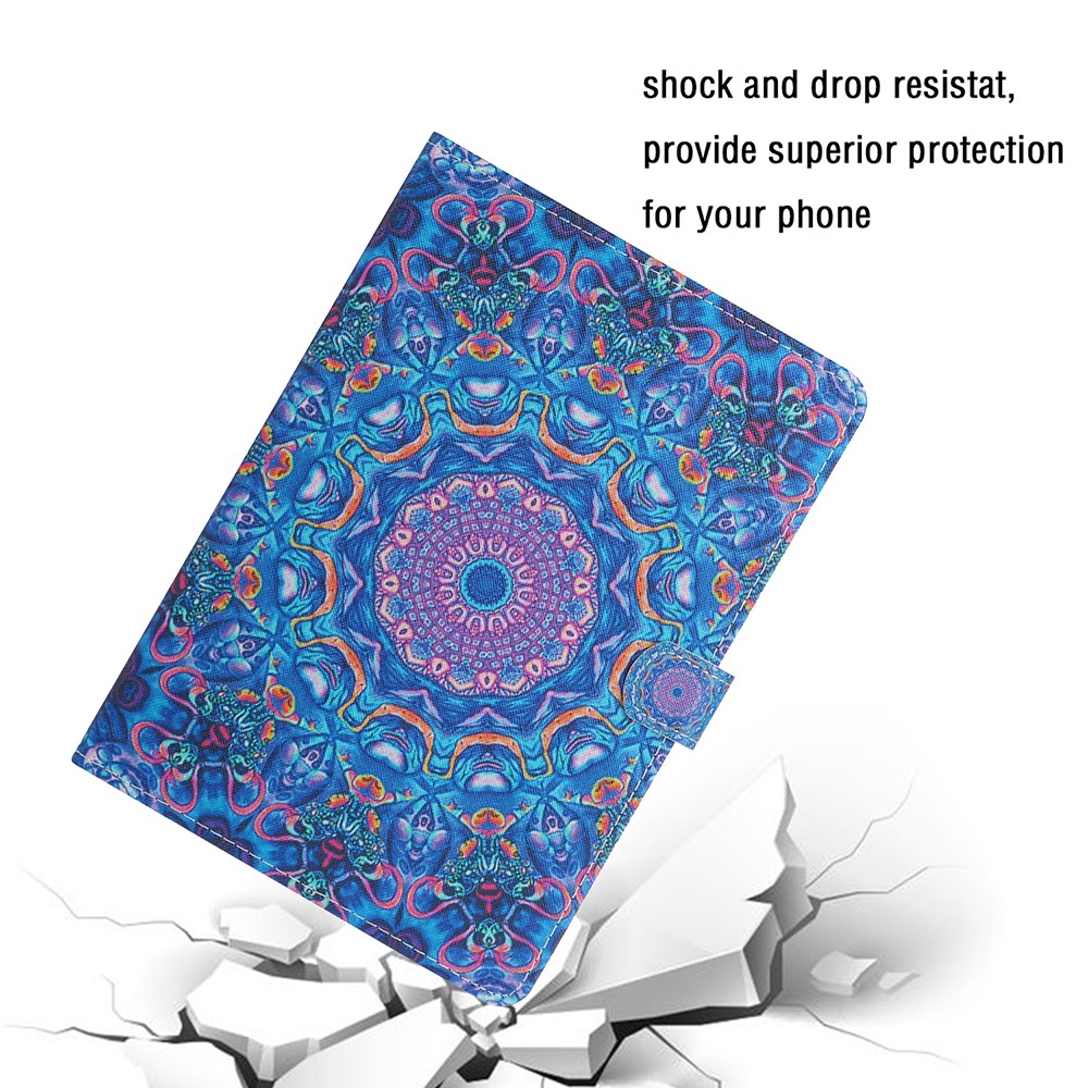 Trendy Pattern Printing PU Leather Card Holder Case with Stand for Samsung Galaxy Tab A7 Lite 8.7 inch T220 / T225 - Style A-4