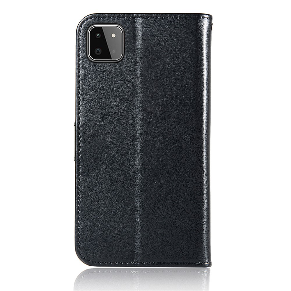 Wallet Stand Design Dream Catcher and Owl Pattern Imprinting Design Leather Cell Phone Case for Samsung Galaxy A22 5G (EU Version) - Black-3