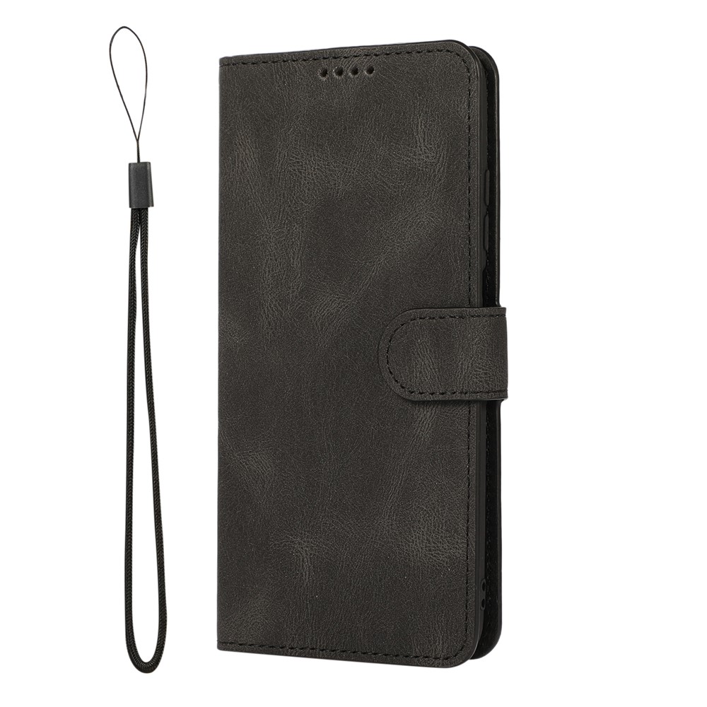 Fantasy Classic Leather Wallet Stand Phone Cover Case for Xiaomi Redmi Note 10 4G/Note 10S - Black-8