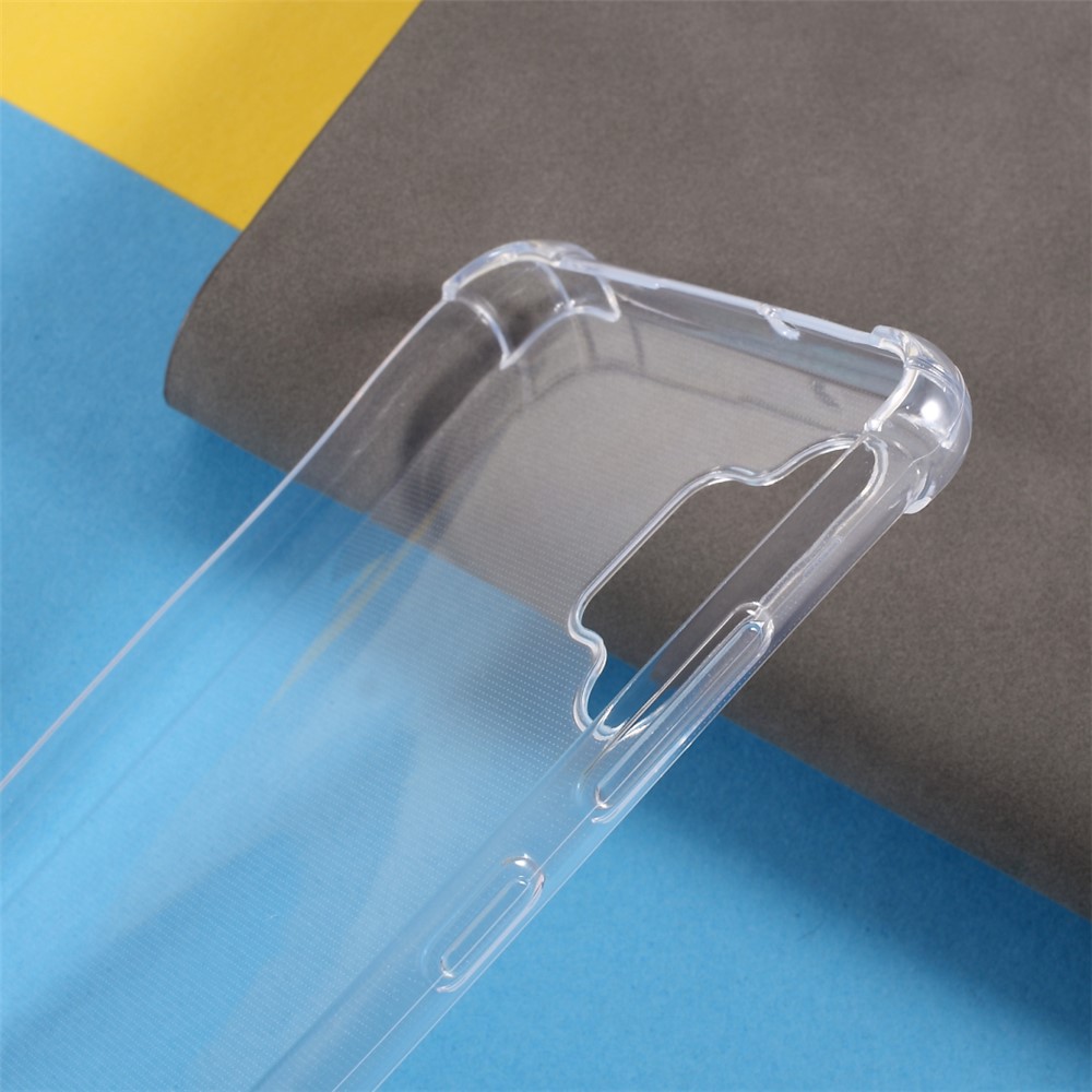 1.0mm Ultra Thin Case Drop-resistant High Transparency TPU Phone Shell Case for Samsung Galaxy A32 4G-6