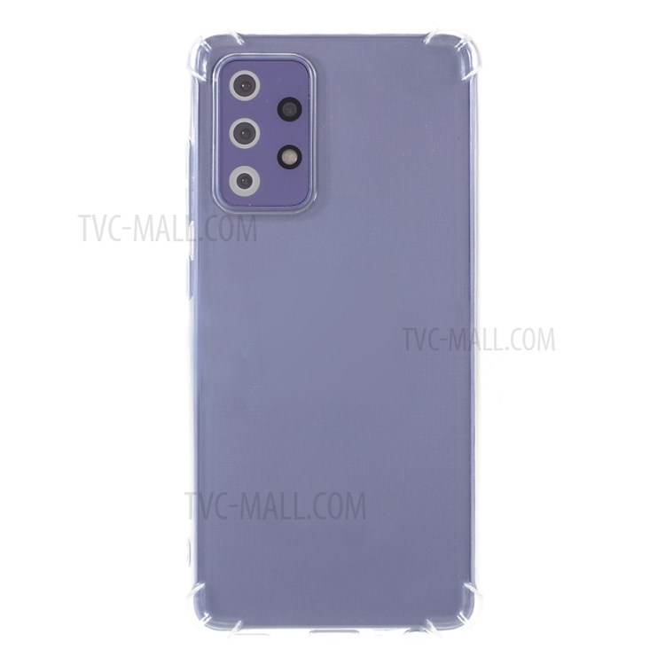 1.0mm Ultra Thin Ultra Clear Case Drop-resistant TPU Phone Shell Case for Samsung Galaxy A52 4G/5G-1