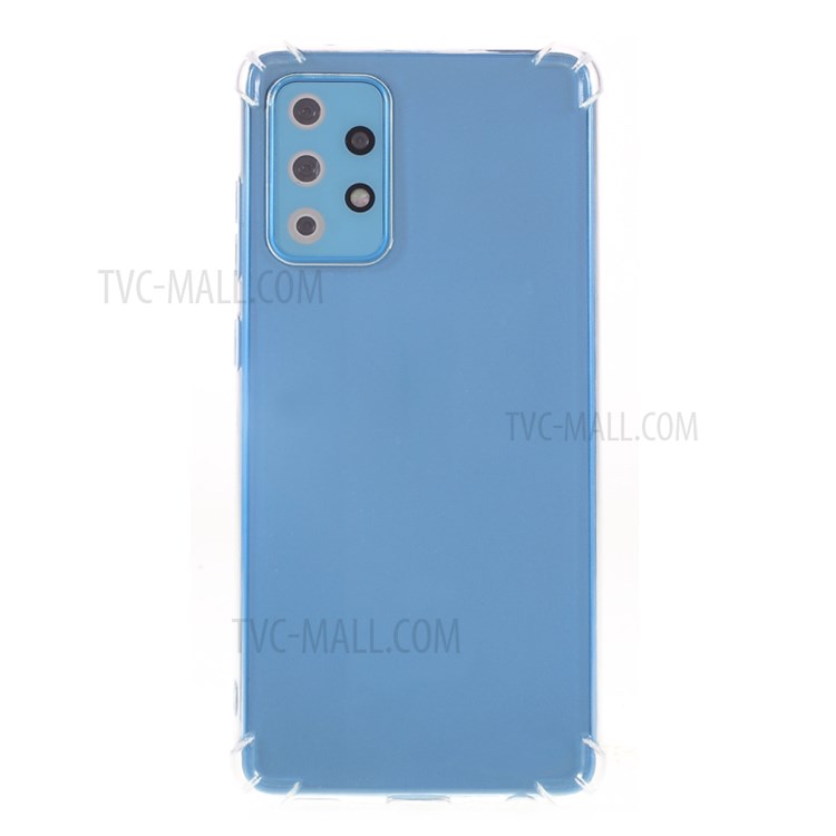 1.0mm Ultra Thin Case Drop-resistant Ultra Clear TPU Phone Shell Case for Samsung Galaxy A72 4G/5G-1