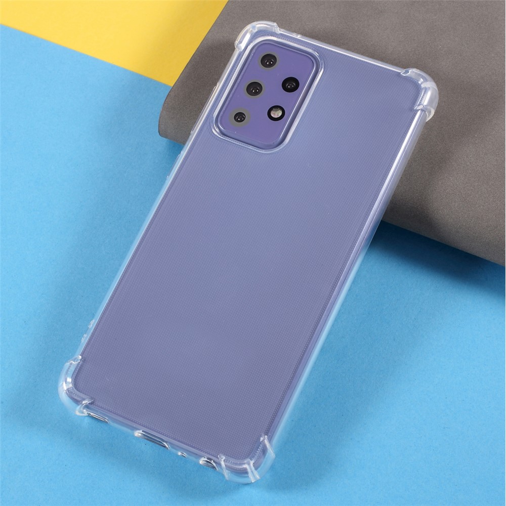 Precise Cut-out Four Corner Shockproof 1.5mm Thickend TPU Phone Case Cover for Samsung Galaxy A52 4G/5G-2