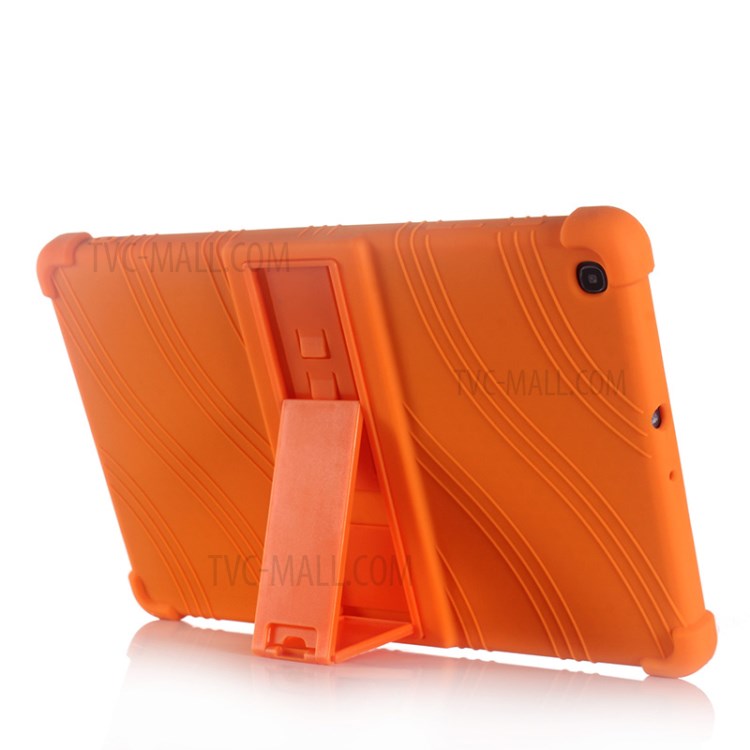 Soft Silicone Tablet Case Kickstand Design Tablet Protective Cover for Samsung Galaxy Tab A 10.1 (2019) T515 T510 - Purple-3