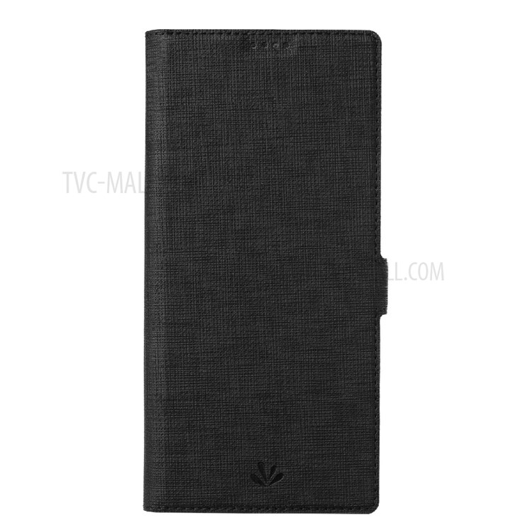 VILI K Series Wallet Design Leather Phone Stand Cover for Samsung Galaxy S21 FE - Black-7