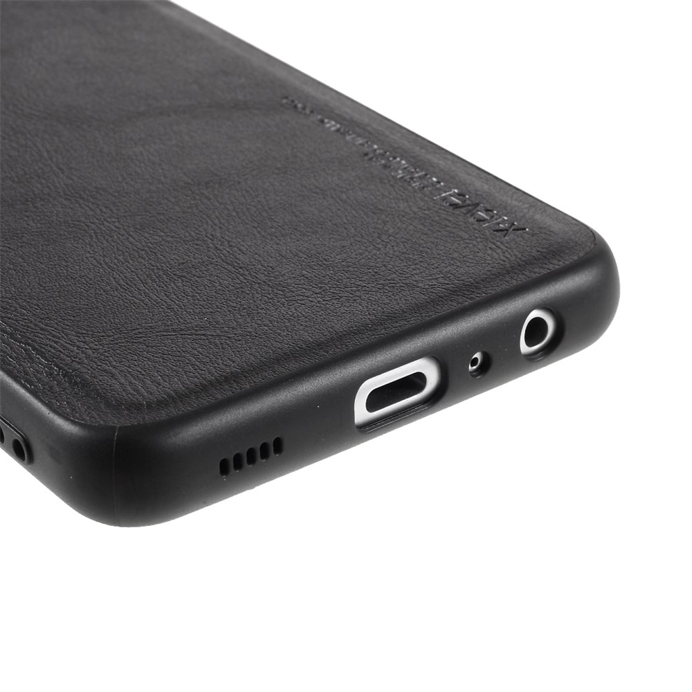 X-LEVEL TPU & PU Leather Vintage Style Phone Shell for Samsung Galaxy A32 5G - Black-5