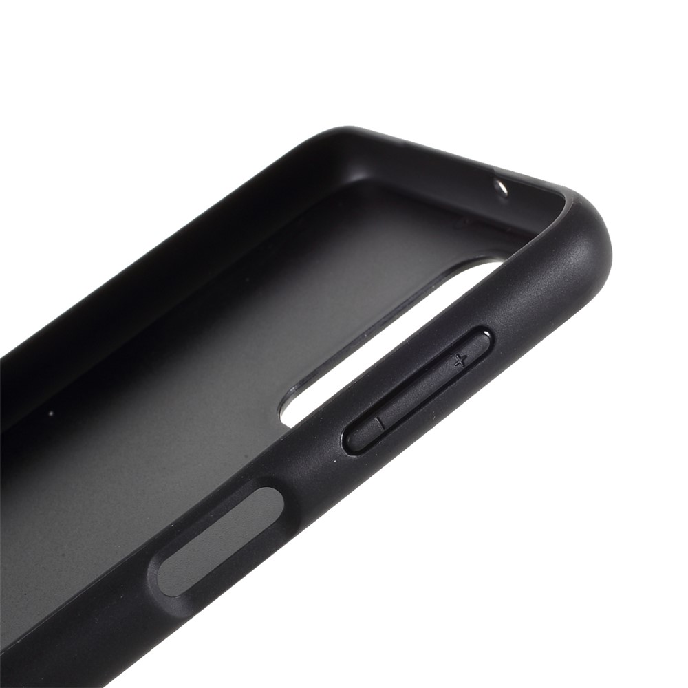 X-LEVEL TPU & PU Leather Vintage Style Phone Shell for Samsung Galaxy A32 5G - Black-8