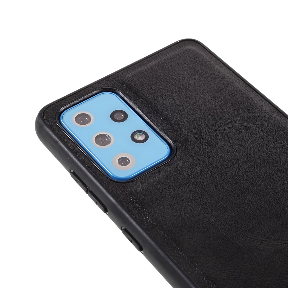 X-LEVEL For Samsung Galaxy A72 4G/5G PU Leather+TPU Vintage Style Phone Shell - Black-6