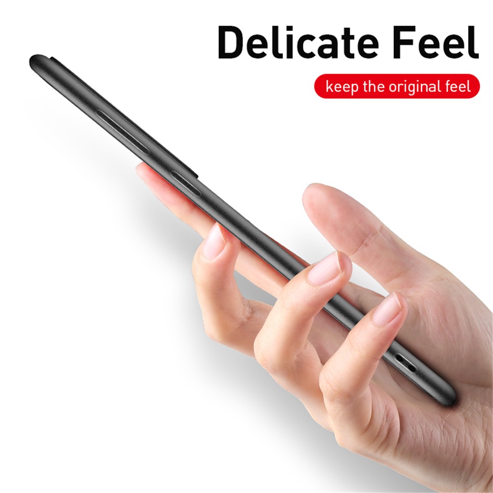 Quality Frosted TPU Phone Cover for Huawei P50 Pro - Black-3
