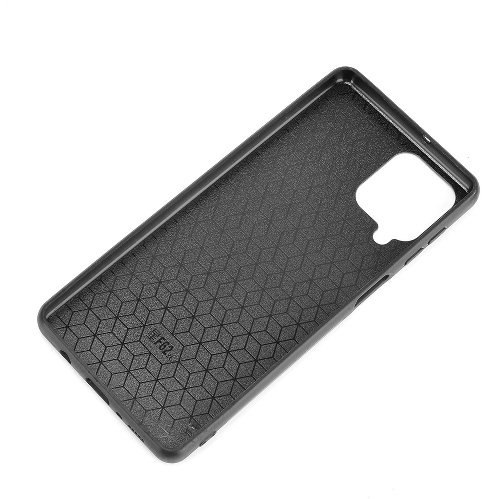 Stitching Line Design PU Leather Coated PC+TPU Phone Case for Samsung Galaxy M62 / F62 - Black-5
