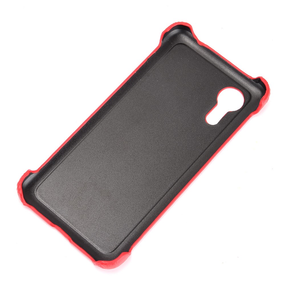 Crocodile Texture Leather Coated Hard PC Phone Cover Case for Galaxy Xcover 5 - Black-6