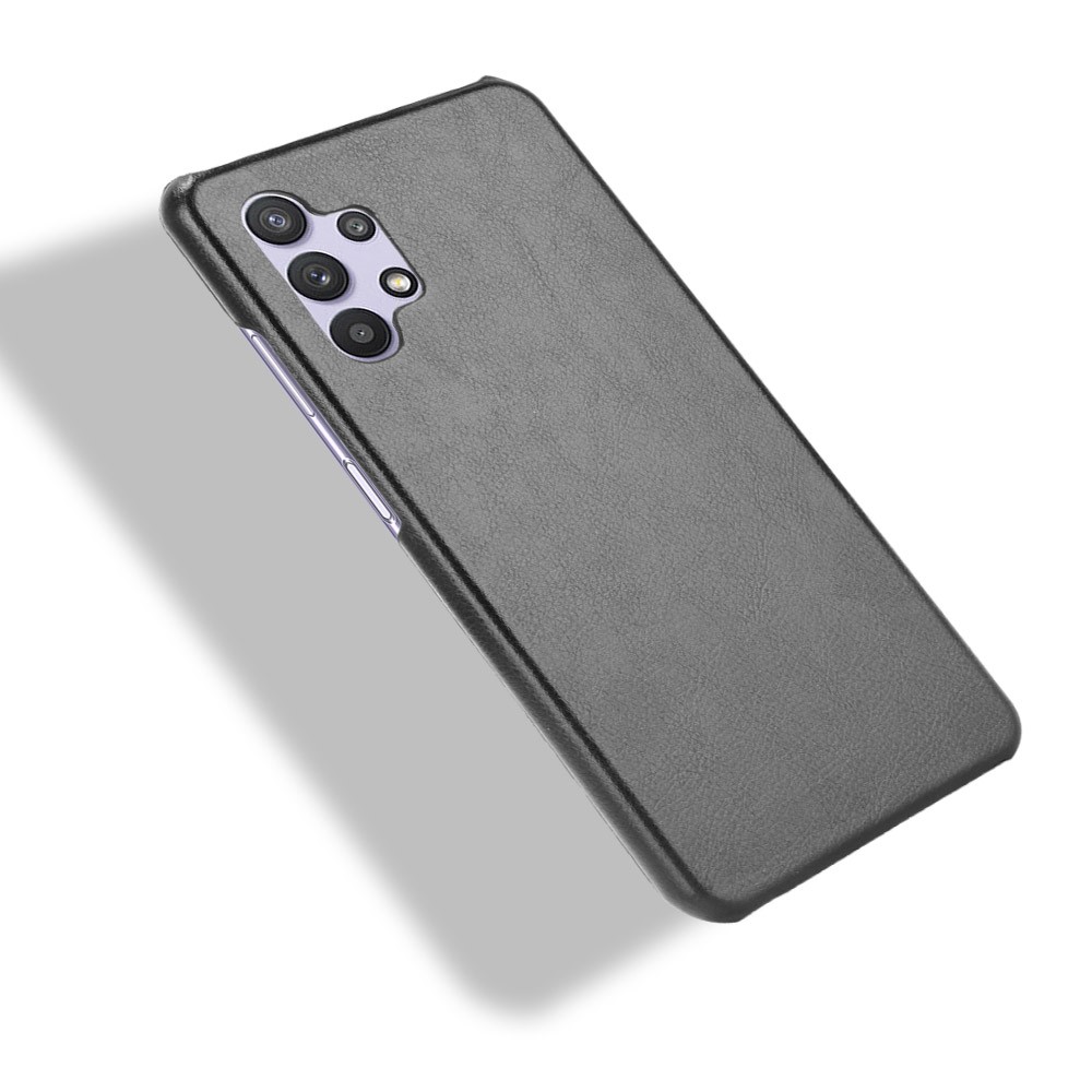 Litchi Texture PU Leather Back Phone Shell Case for Samsung Galaxy A32 4G (Europe Version) - Black-4