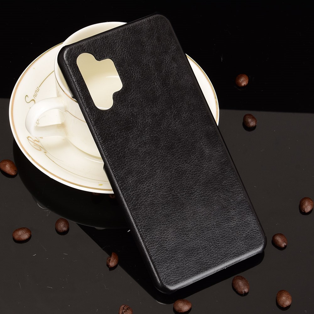 Litchi Texture PU Leather Back Phone Shell Case for Samsung Galaxy A32 4G (Europe Version) - Black-6