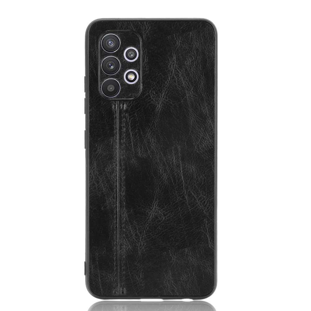 Stitching Line Design PU Leather+PC+TPU Phone Case for Samsung Galaxy A32 4G (EU Version) - Black-2