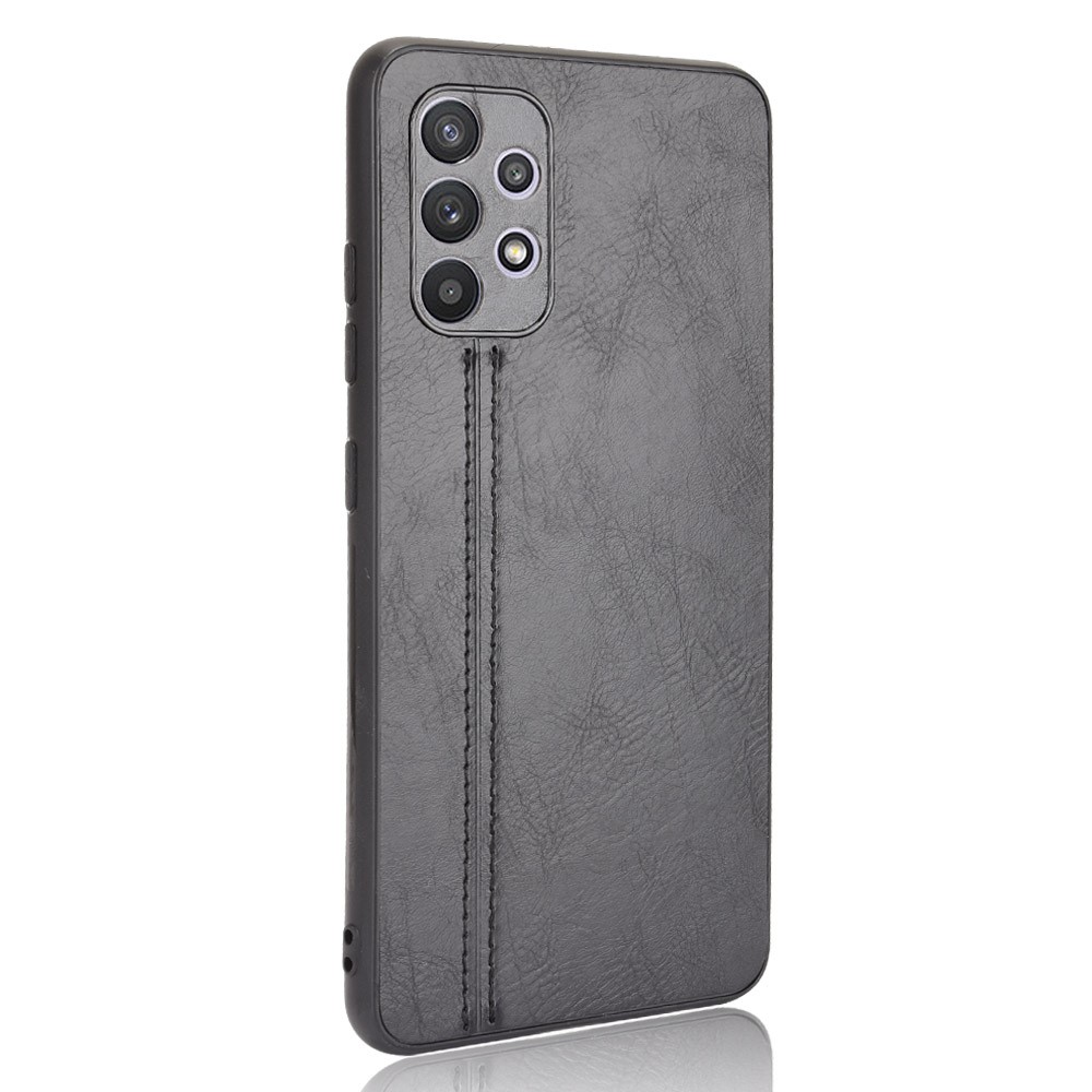 Stitching Line Design PU Leather+PC+TPU Phone Case for Samsung Galaxy A32 4G (EU Version) - Black-3