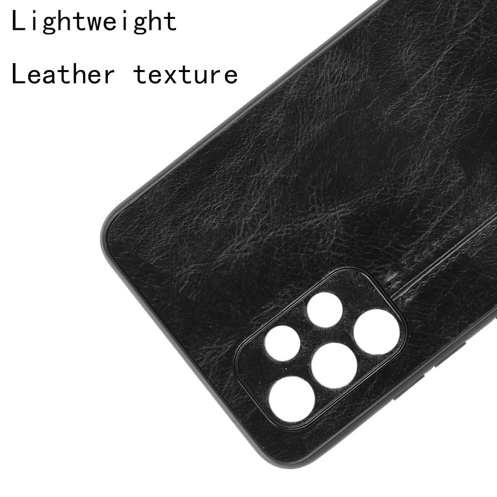 Stitching Line Design PU Leather+PC+TPU Phone Case for Samsung Galaxy A32 4G (EU Version) - Black-4