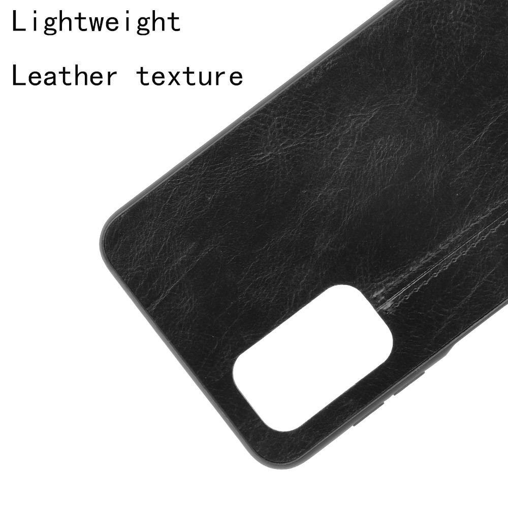 Stitching Line Design PU Leather Coated PC+TPU Phone Case for Samsung Galaxy A32 5G - Black-4