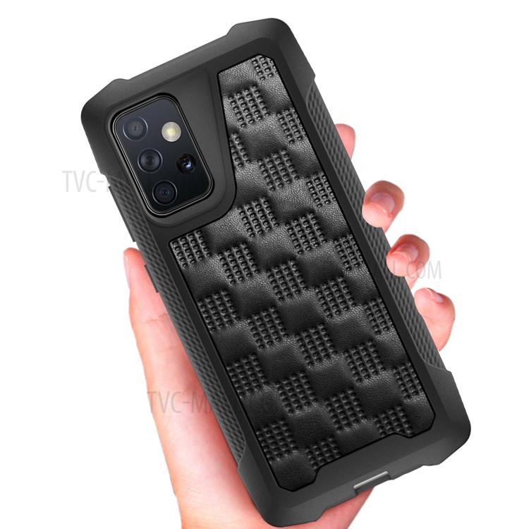 Phantom Series Heavy Duty PC + TPU Hybrid Drop-proof Phone Case Covering for Samsung Galaxy A72 5G - Green-7