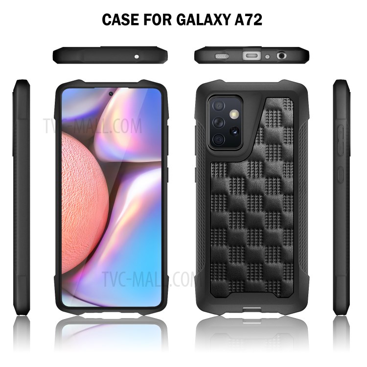 Phantom Series Heavy Duty PC + TPU Hybrid Drop-proof Phone Case Covering for Samsung Galaxy A72 5G - Green-8