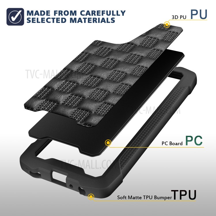 Phantom Series Heavy Duty PC + TPU Hybrid Drop-proof Phone Case Covering for Samsung Galaxy A32 4G - Black-4