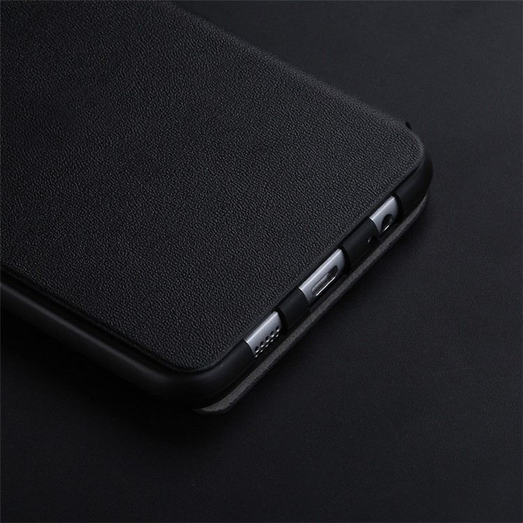X-LEVEL Slim Folio Leather Stand Case for Samsung Galaxy S6 Edge G925 - Black-4