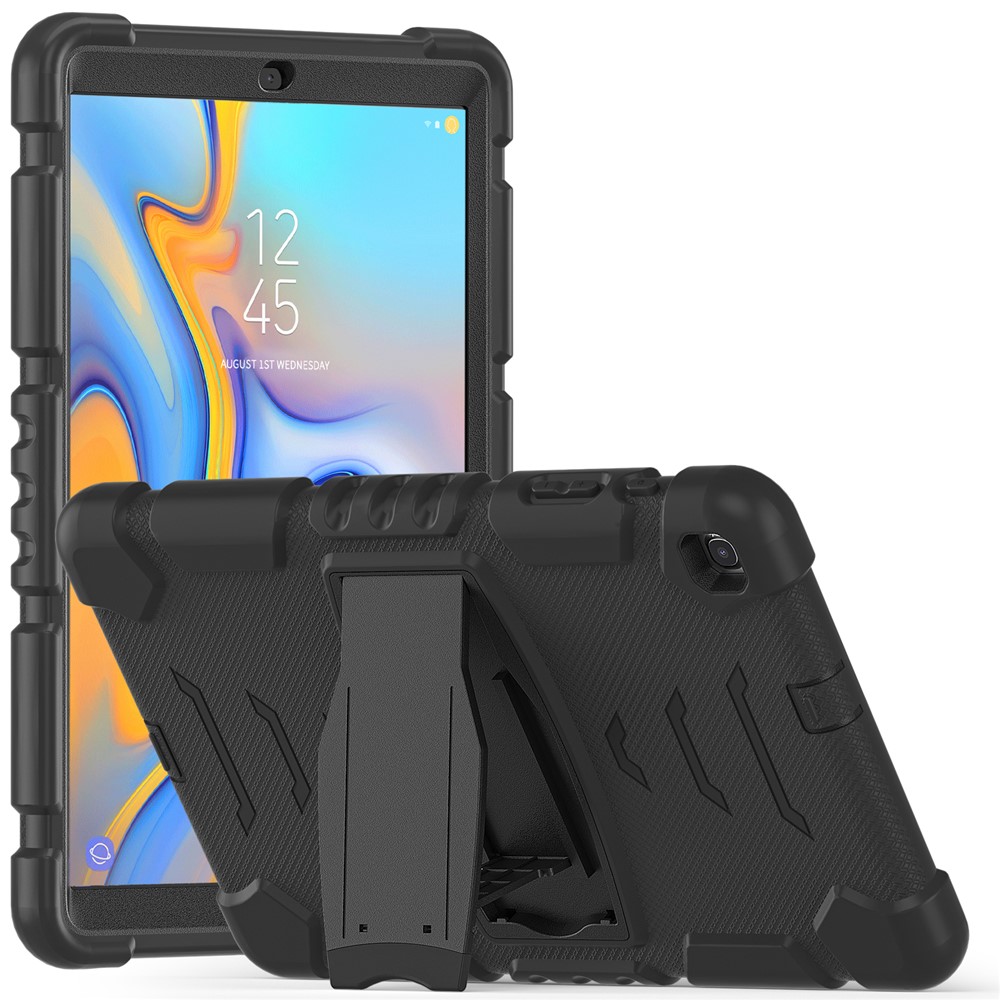 Impact Resistant PC + Silicone Tablet Cover with Kickstand for Samsung Galaxy Tab A 10.1 (2019) SM-T510 (Wi-Fi) / Galaxy Tab A 10.1 (2019) SM-T515 (LTE) - Black-6