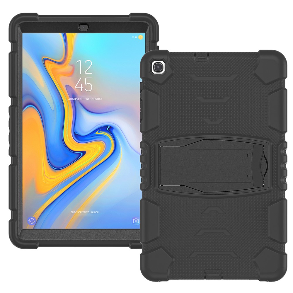 Impact Resistant PC + Silicone Tablet Cover with Kickstand for Samsung Galaxy Tab A 10.1 (2019) SM-T510 (Wi-Fi) / Galaxy Tab A 10.1 (2019) SM-T515 (LTE) - Black-7