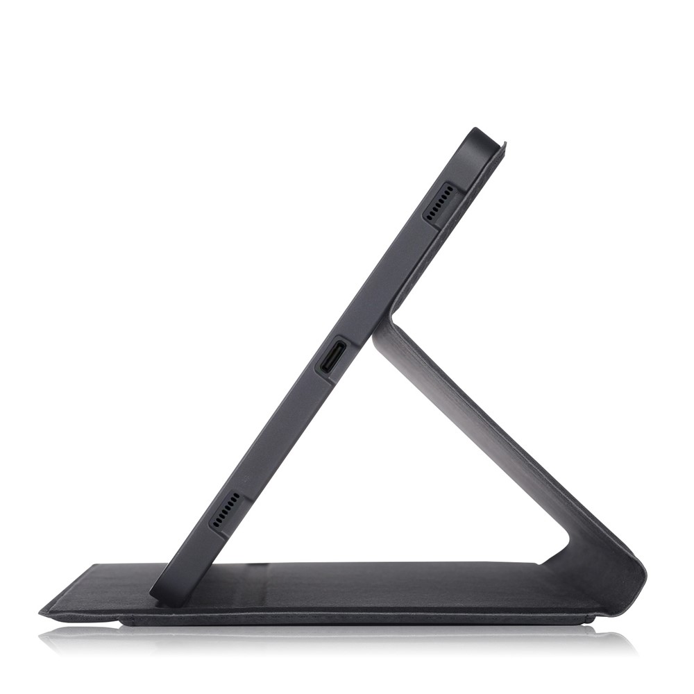 Front Pocket PU Leather Stand Case Tablet Cover with Pen Slot for Samsung Galaxy Tab S7 FE T736 - Black-11