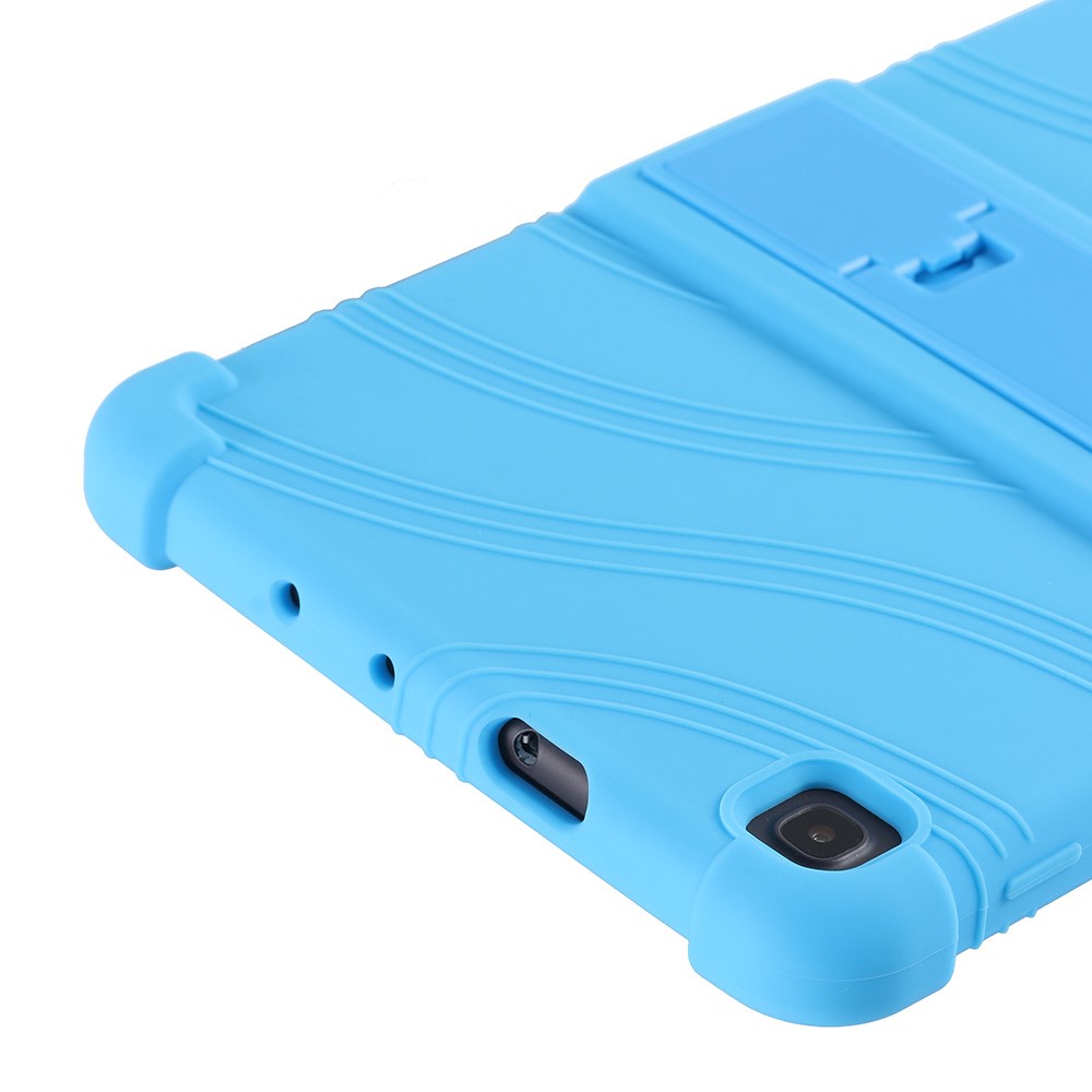 Flexible Silicone Tablet Shell Cover with Supporting Kickstand for Samsung Galaxy Tab A7 Lite 8.7-inch SM-T220 (Wi-Fi) - Baby Blue-6