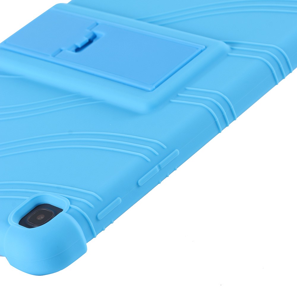 Flexible Silicone Tablet Shell Cover with Supporting Kickstand for Samsung Galaxy Tab A7 Lite 8.7-inch SM-T220 (Wi-Fi) - Baby Blue-7