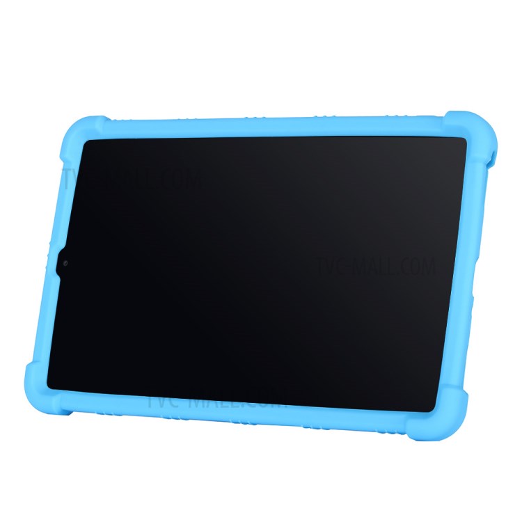 Flexible Silicone Tablet Shell Cover with Supporting Kickstand for Samsung Galaxy Tab A 8.0 (2019) with S Pen SM-P200 - Baby Blue-3
