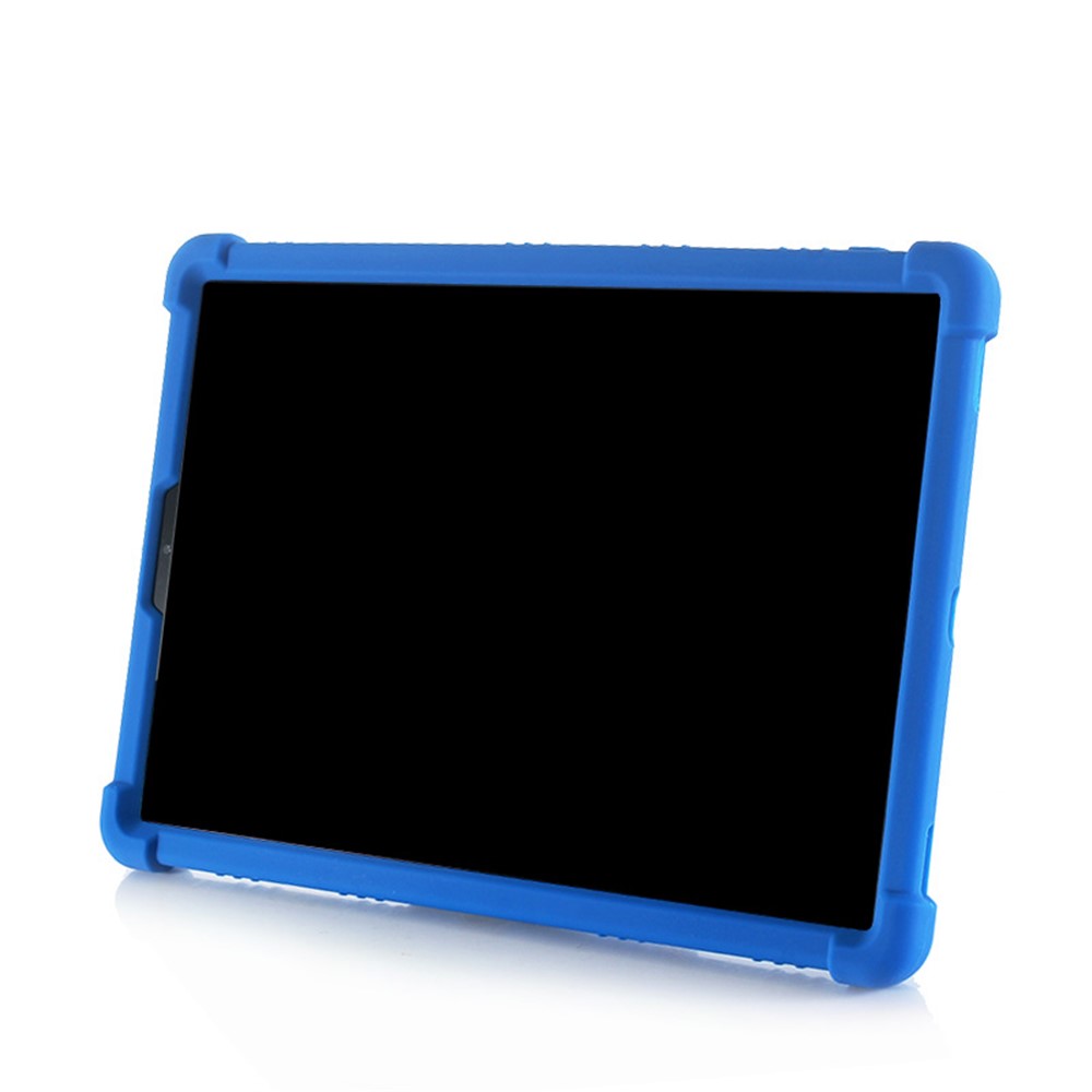 Flexible Silicone Tablet Shell Cover with Supporting Kickstand for Samsung Galaxy Tab S5e SM-T720 - Blue-3