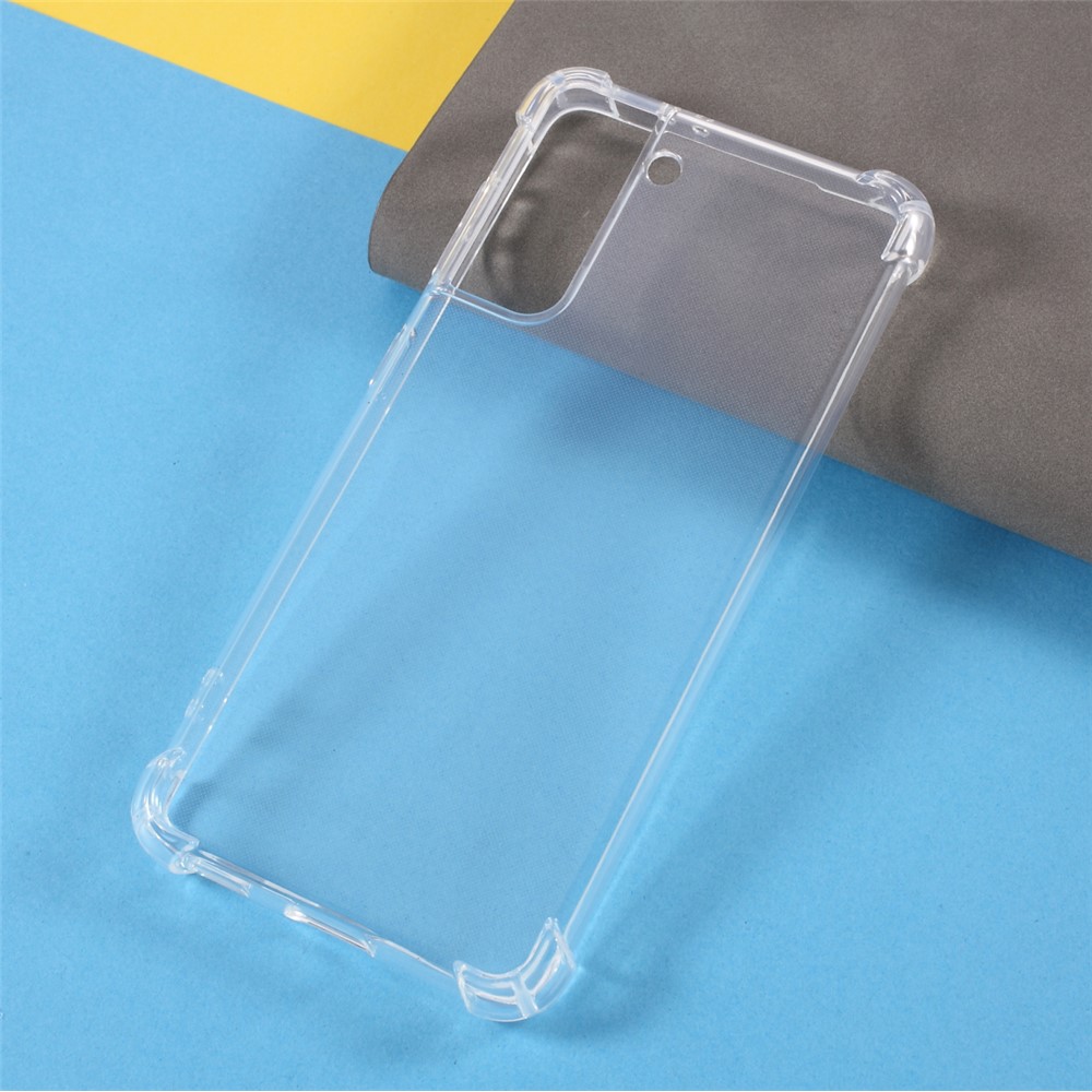 Coque TPU De Découpe Précise Pour Samsung Galaxy S21 5G 1,5 Mm Épaissement Coquille D'occasion-2