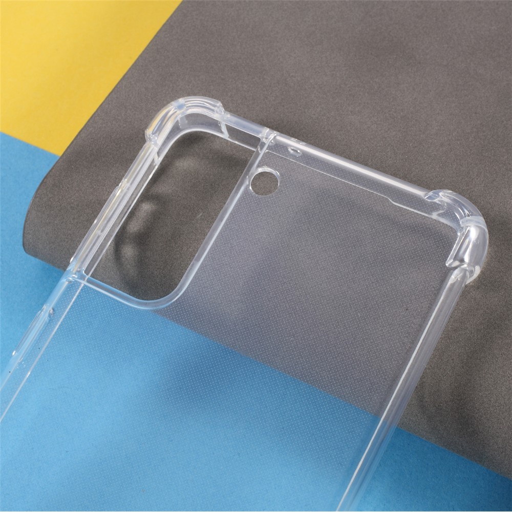 Coque TPU De Découpe Précise Pour Samsung Galaxy S21 5G 1,5 Mm Épaissement Coquille D'occasion-3