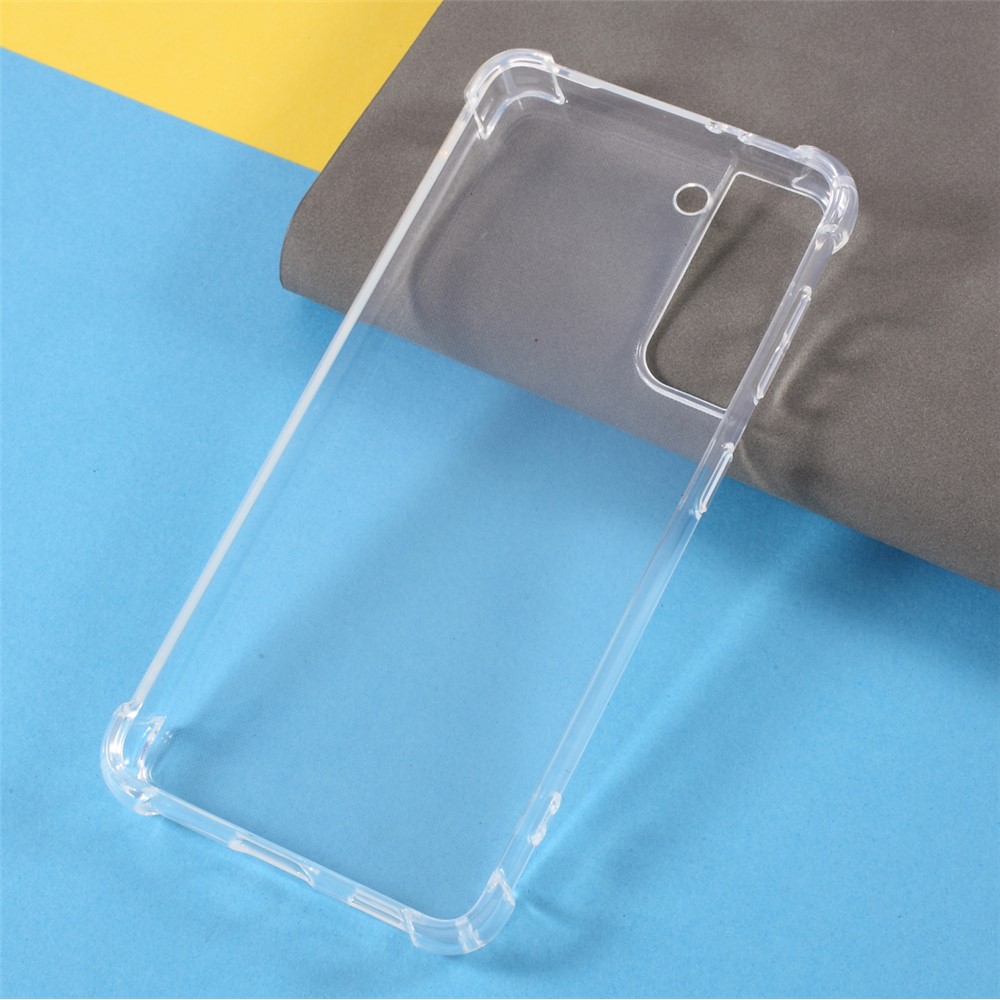 Coque TPU De Découpe Précise Pour Samsung Galaxy S21 5G 1,5 Mm Épaissement Coquille D'occasion-5