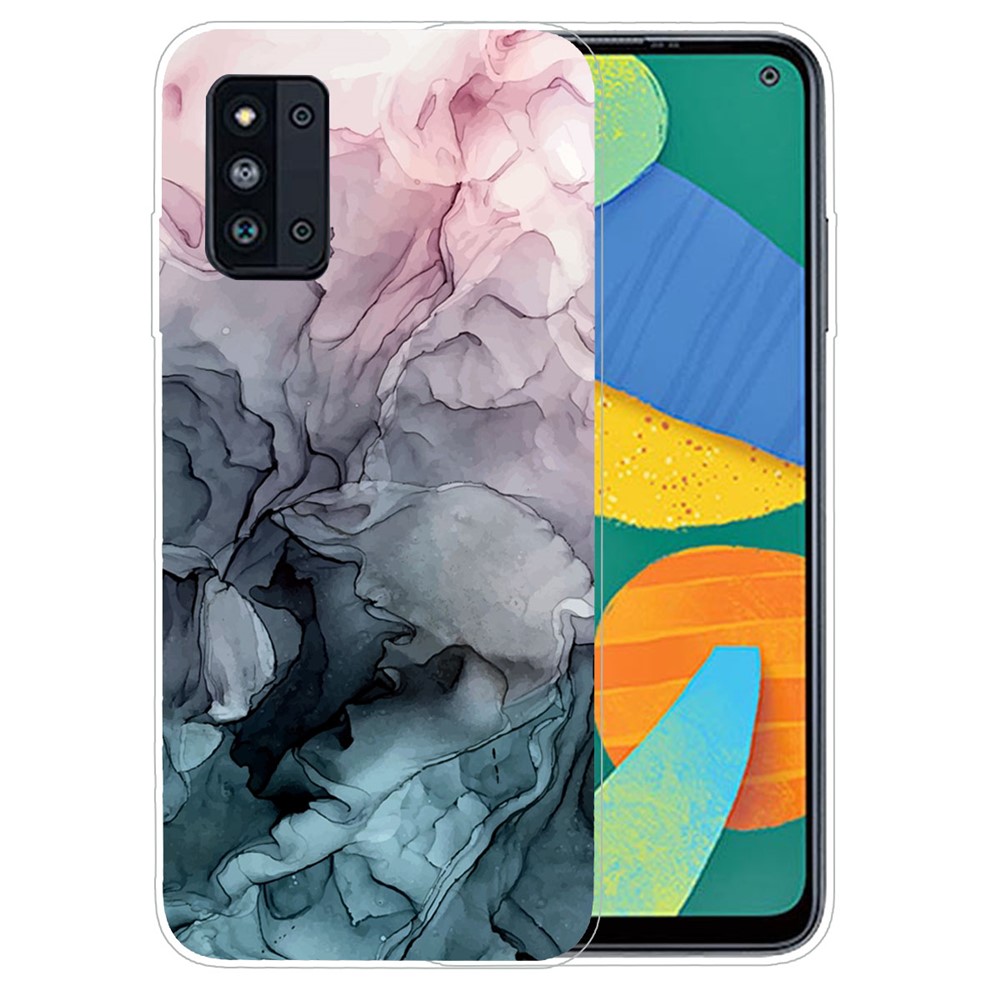 Marble Pattern TPU Cover Case for Samsung Galaxy F52 5G - Style A-1
