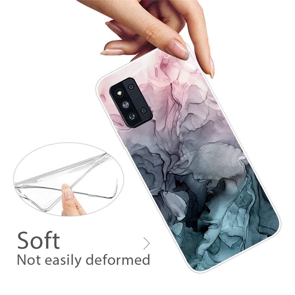 Marble Pattern TPU Cover Case for Samsung Galaxy F52 5G - Style A-2