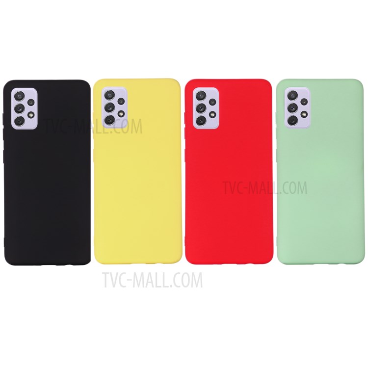 Flexible Silicone Cell Phone Protective Case Cover Shell with Strap for Samsung Galaxy A82 5G - Black-7
