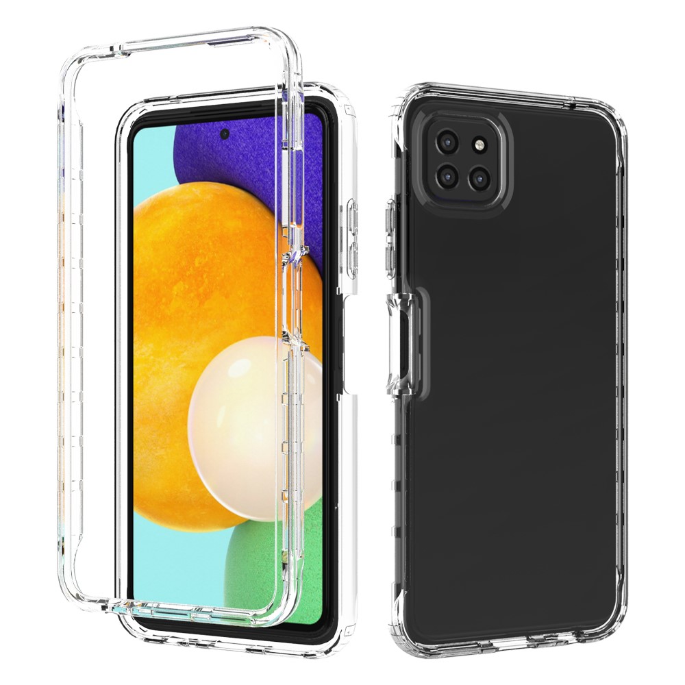 Ultra Clear Design Non-Yellowing Protective Slim PC + TPU Phone Case for Samsung Galaxy A22 5G (EU Version)-1