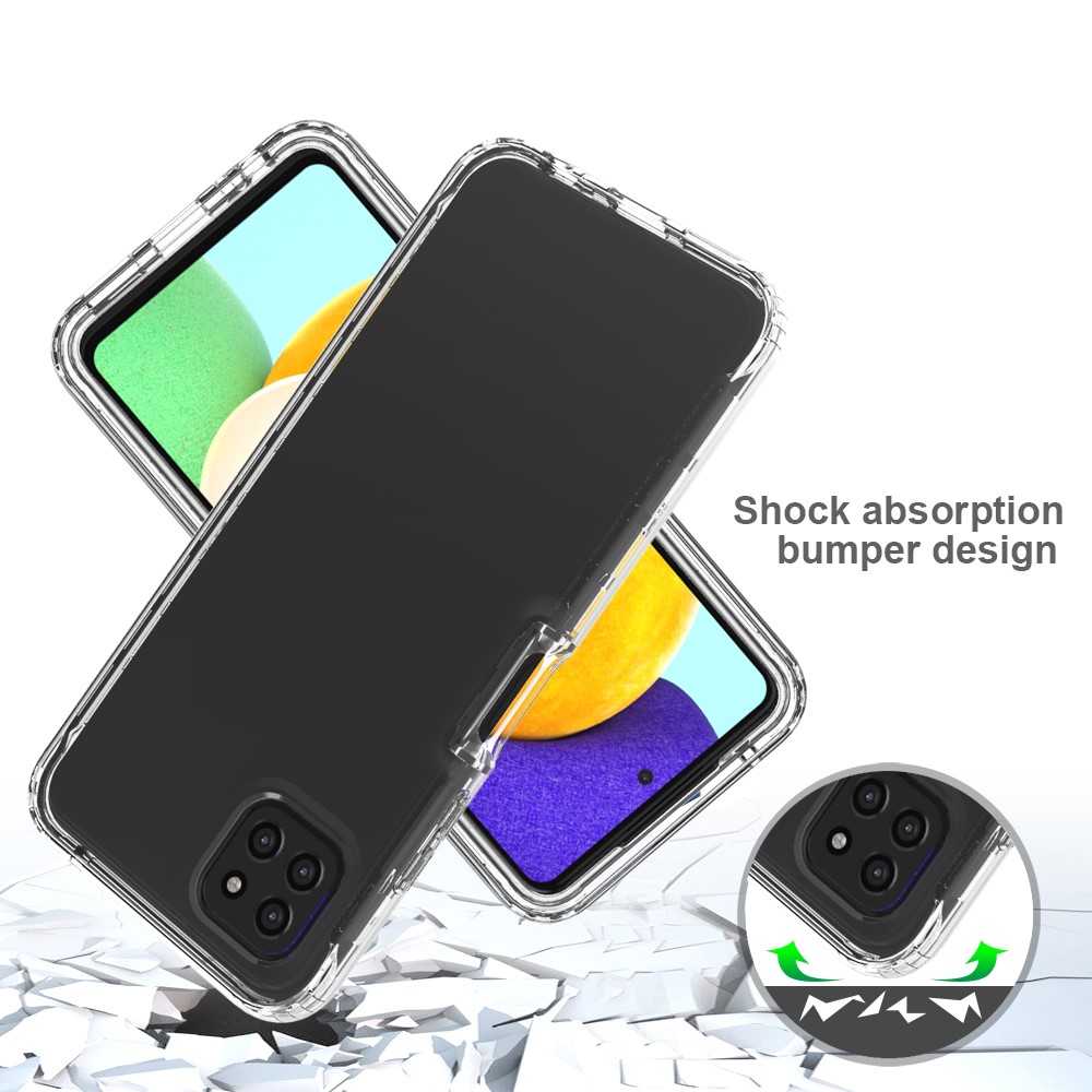 Ultra Clear Design Non-Yellowing Protective Slim PC + TPU Phone Case for Samsung Galaxy A22 5G (EU Version)-2