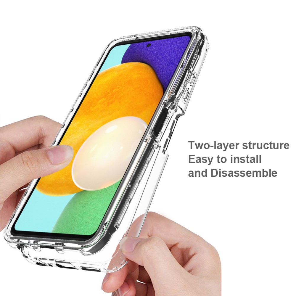Ultra Clear Design Non-Yellowing Protective Slim PC + TPU Phone Case for Samsung Galaxy A22 5G (EU Version)-5