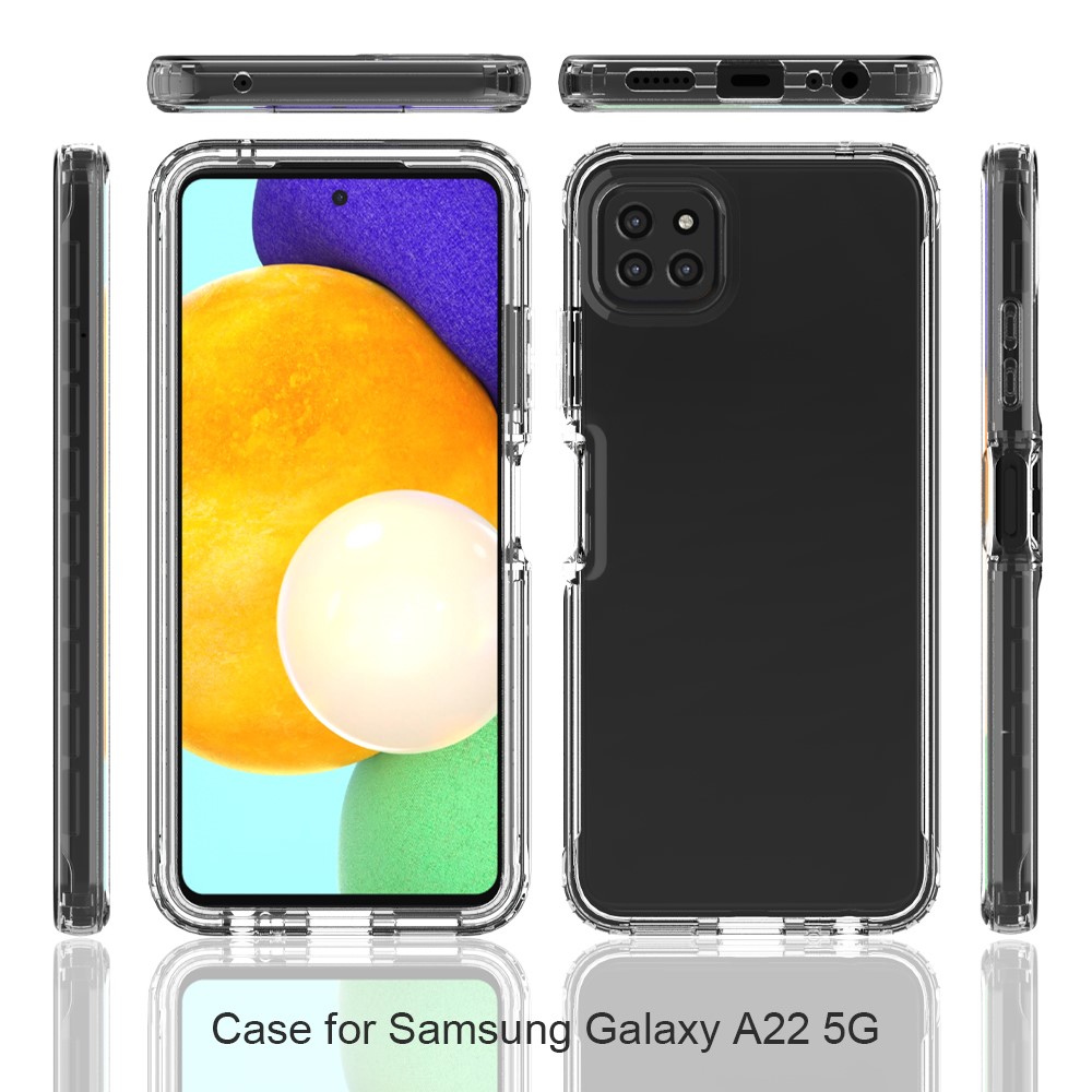 Ultra Clear Design Non-Yellowing Protective Slim PC + TPU Phone Case for Samsung Galaxy A22 5G (EU Version)-6
