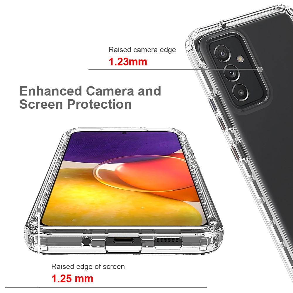 Ultra Drop-Proof Transparent Phone Case with Four Corners Airbag Cover Case for Samsung Galaxy A82 5G-3