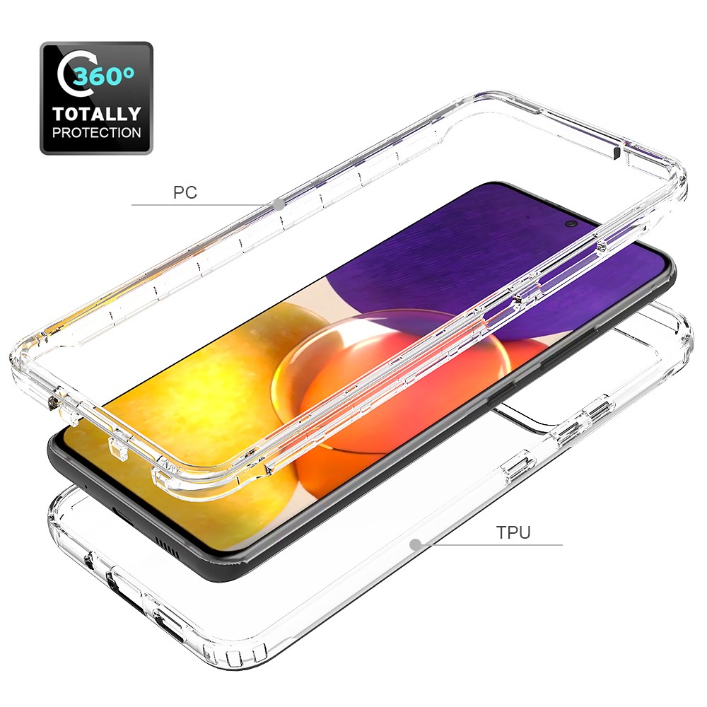 Ultra Drop-Proof Transparent Phone Case with Four Corners Airbag Cover Case for Samsung Galaxy A82 5G-5